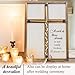 Three Strands Cord Wedding Unity Sign, 16 × 22in A Cord of Three Strands Unity Rope Cross Braid for Wedding Ceremony Ideas Gift For Couple, Christians, God Knot, Ecclesiastes 4:9-12