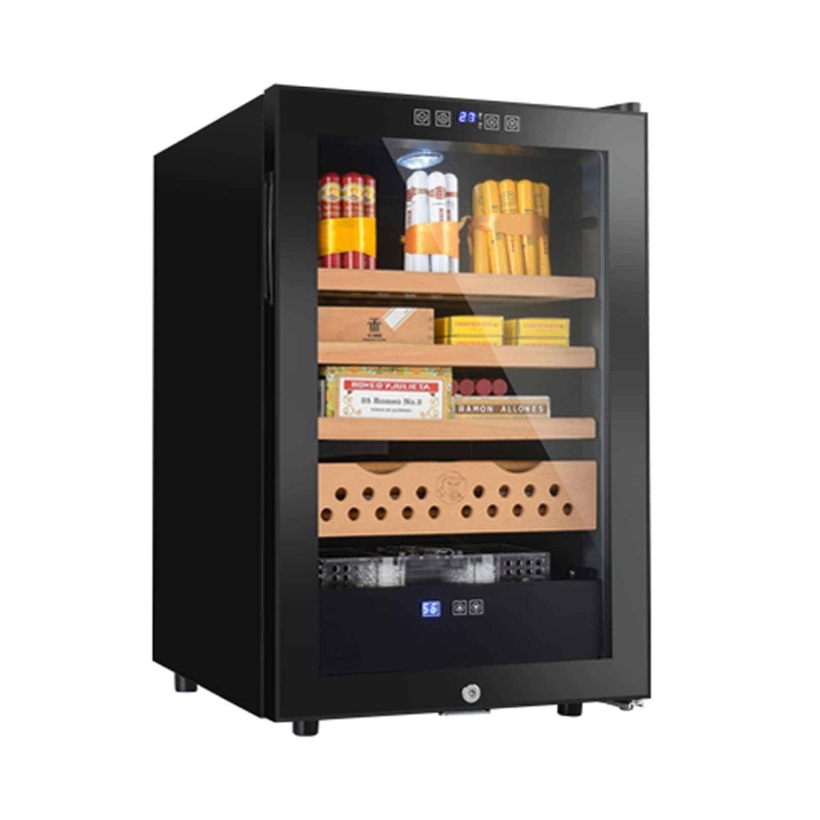 Buy Electric Humidor Can Support 400 Cigars Cedar Wood Shelf Aging Box