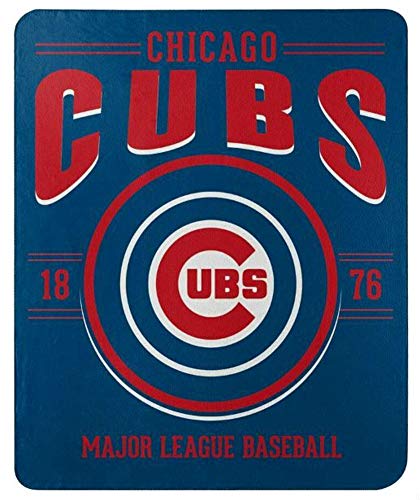 Northwest MLB Chicago Cubs 50x60 Fleece Southpaw DesignBlanket Team Colors One Size