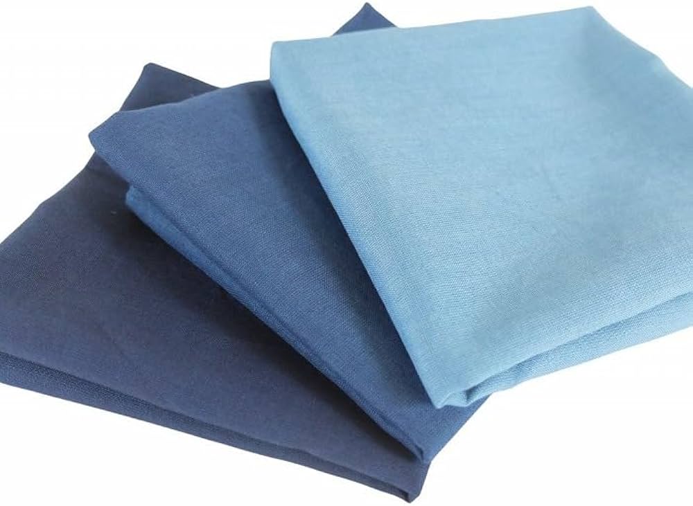 Amazon.co.jp: kurokawa 本藍染 ハンカチ 45cm×45cm 綿100% コットン