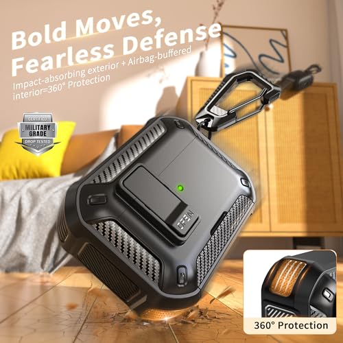 Image of RFUNGUANGO for AirPods Pro 2 Case, Black