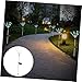 POPETPOP Led Light Ground Lamp for Garden Pathway Solar Power Outdoor Lighting Tool