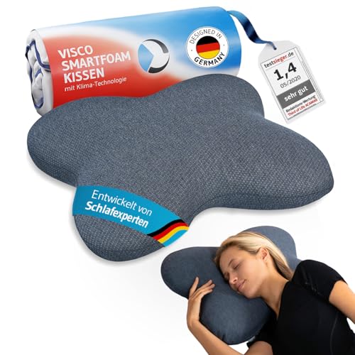 Third of Life Nackenkissen ACAMAR Quickdry, Orthopädisches Seitenschläfer-Kissen, Memory Foam Neck Pillow, Visco-Kopfkissen mit schnelltrocknendem &...