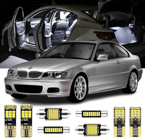 Amazon.com: 18 Pieces E46 LED Interior Light Kit for BMW 3 Series E46 ...