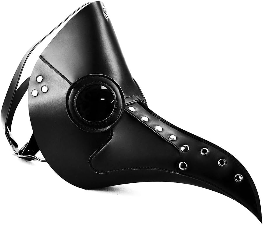 Plague Doctor Retro Doctor Bird Mask Bird Mask Gothic Retro Steampunk Props Long Nose Beak Cosplay Masks for Halloween Costume