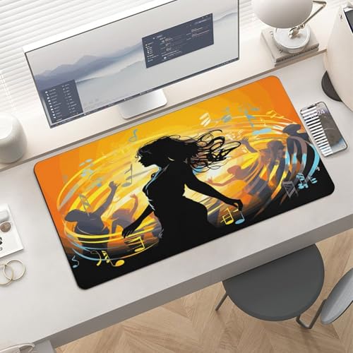 Dance Music Desk Mat alfombrilla grande antideslizante miniatura 6