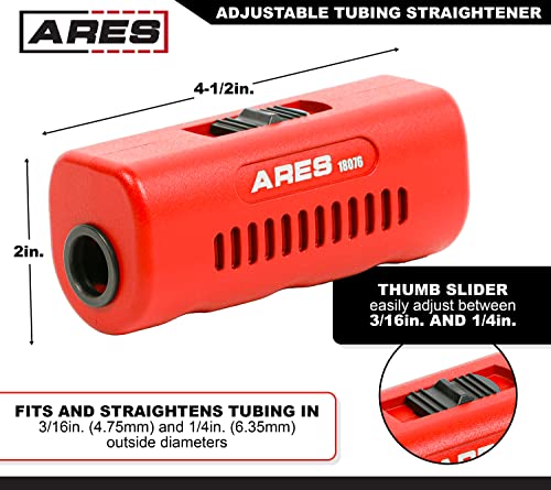 Image of ARES 18076 Adjustable Tubing Straightener - 3 /16-In & 1 /4-In, Ergonomic