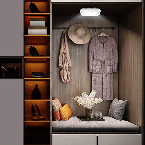 ANOTEK Battery Powered LED Ceiling Light Motion Sensor Light, Battery Operated Indoor Sensor Closet Light for Stair Hallway Shed Laundry Daylight Auto On/Off - Image 8