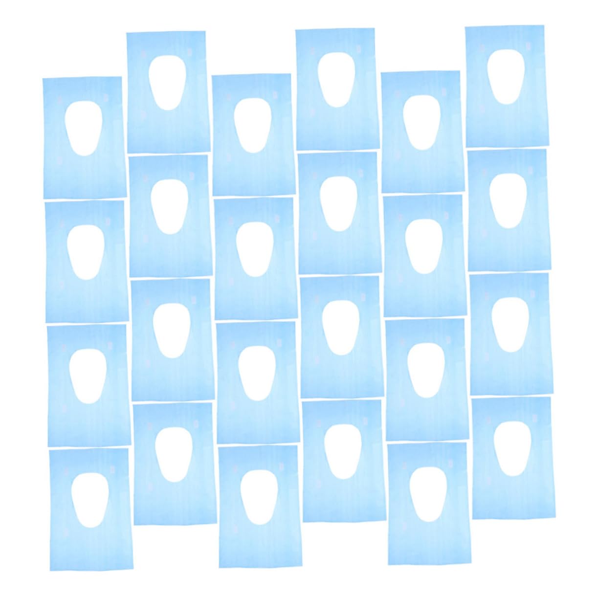 IWOWHERO 30pcs Disposable Toilet Seat Covers 40cmx60cm Toilet Seats Pad Travel Camping Hotel Cleaning Supplies Portable