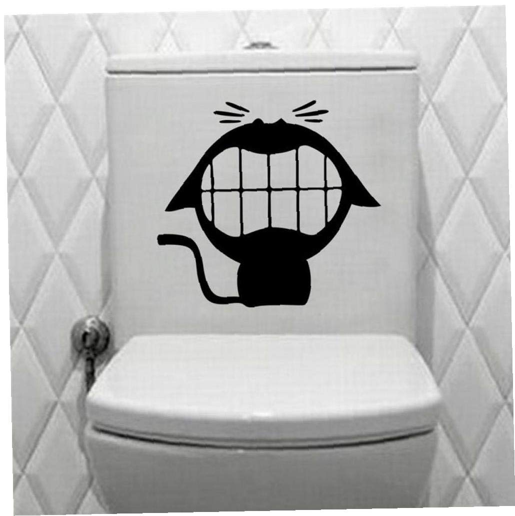 2 Adesivi Per Coperchio WC A Faccia Sorridente - PVC Impermeabile, Rimovibili - Foto 9