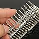 TuToy 500Pcs Female 5557 ATX Eps Pci-E Halb Verzinkte Crimp Terminal Pin Mit Langem Bein