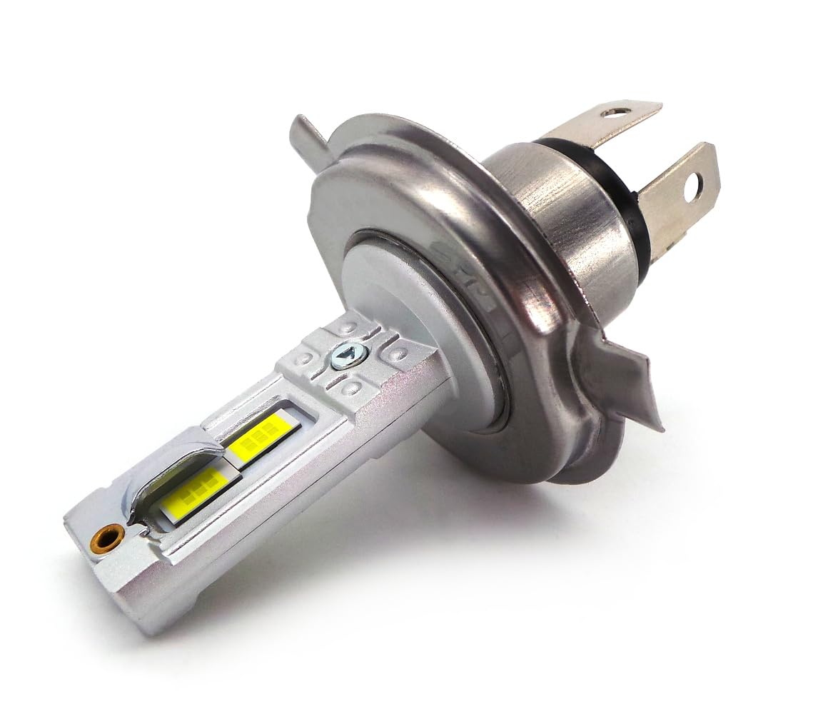 H4 Lampadina LED 9V-32V CANBUS 7500lm 1 pz forte luce bianca