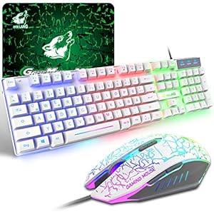 Ziyou Lang T13 Weißes Gaming-Set