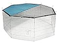 Large Outdoor Pet Pen & Net | Open Pet Crate | Dog Cage | Puppy PlayPen | Rabbit Run | Dog Fence | Guinea Pig Run | Metal Pet Cage | Pukkr
