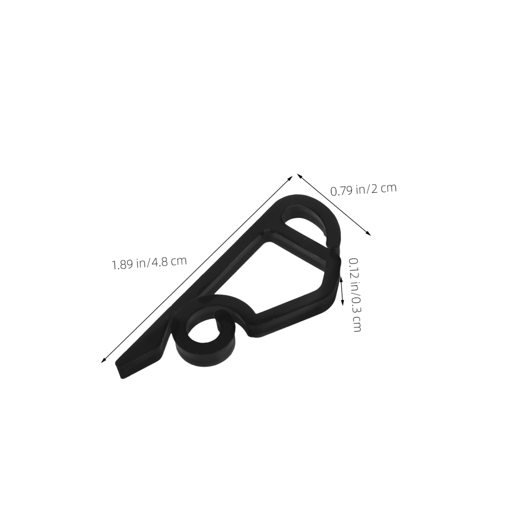 Abaodam 120pcs Plastic Gutter Hooks for Led Lights Easy Install Outdoor String Lights Hangers Decorative Hooks for Christmas Decorations