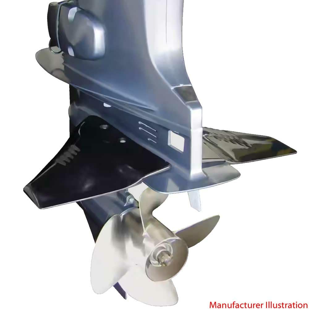 Shoreline Marine Boat Hydrofoil Stabilizers SL91111 | Black Nylon (Kit)