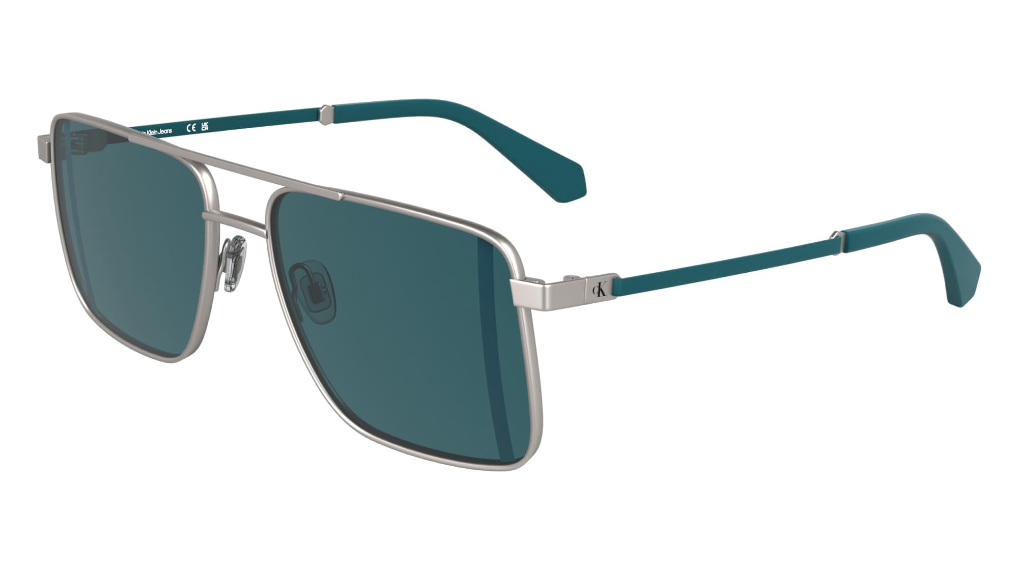 CALVIN KLEIN JEANS Brille Größe 58 mm Matte Light Ruthenium Eye Size: 58 Bridge: 17