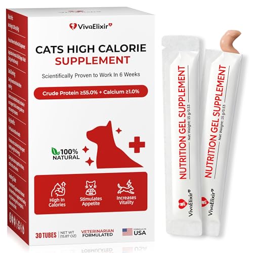 High Calorie Nutrition Paste for Cats – 12g x 30 Bars- Provides Weight gain and Appetite Support...
