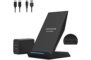Wireless Charger, NANAMI 30W Qi Certified Fast Charging Stand