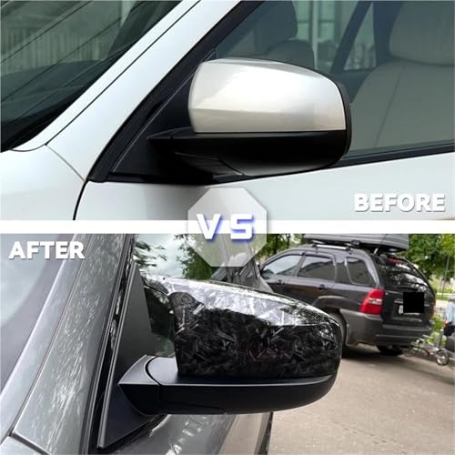 Boîtier rétroviseur BMW X5 E70 X6 E71 carbone 2008 - 3