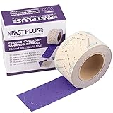 Clean Schleifpapier Rolle Purple Clean Schleifrollen 70 mm x 12 m Multi-Hole Schleifpapierrolle Rechteckig Von Hand Zerrissen Schleifpapier zum Entfernen von Beschichtungen, Autoschleifen, Körnung 150