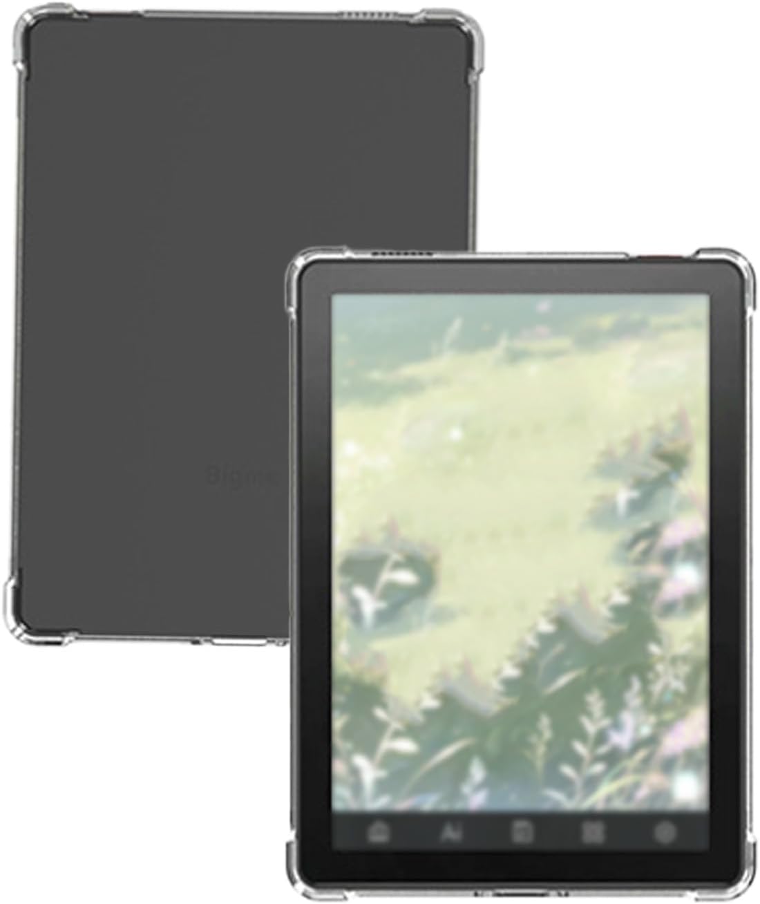 for Bigme B6 6 inch E-Readers Case,Ultra-Thin Full Coverage Corner,BOVUGAC Soft TPU Shockproof Kids Friendly for Bigme B6 6" Case Cover (Clear)