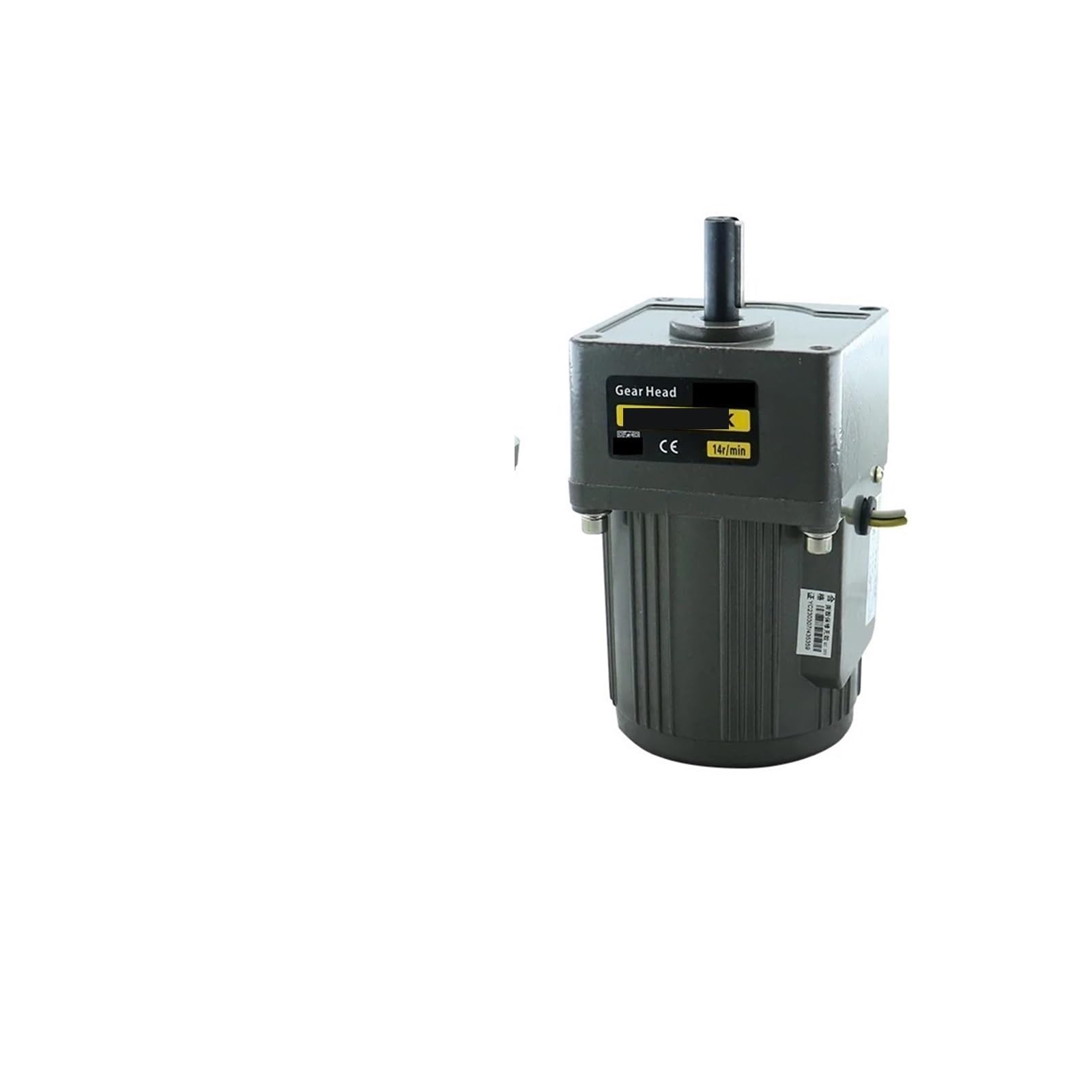 MUYTQAERG Motor 25W AC 110v Single Phase Asynchronous Gear 10mm Shaft 6RPM-1400RPM 50/60hz DC(1400RPM)