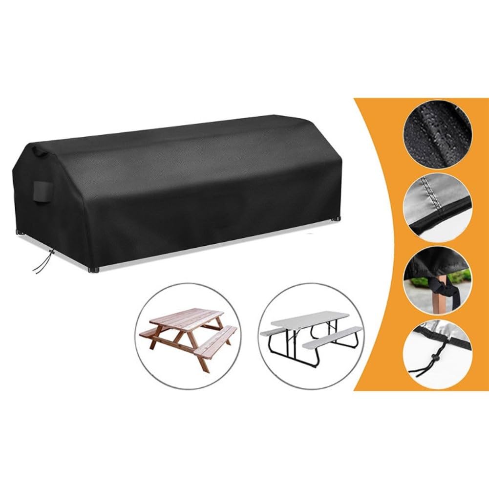 Mantel impermeable para mesa de picnic, tela Oxford 210D con