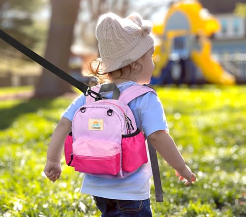 Image of STEAMEDBUN Backpack Leash for Toddlers 1-3: Baby Backpack with Leash for Boys Girls - Anti-Lost Harness for Walking