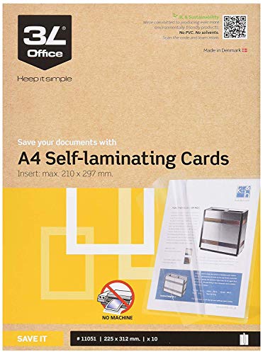 Self-Laminating Cards Assure Professional Stylish Presentation of Documents and Photographs