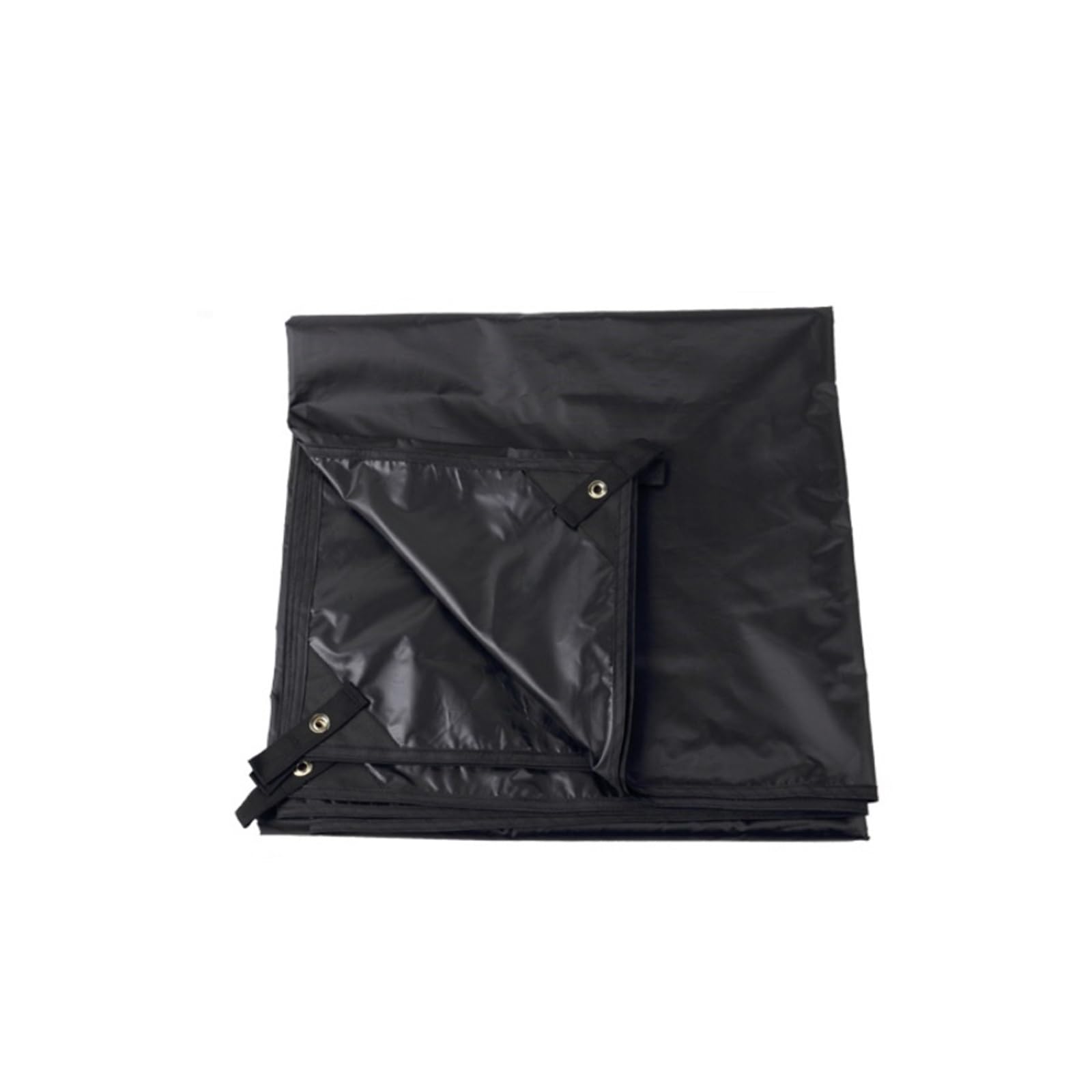 Waterproof Tarp, Without Poles Black Outdoor Sun Shelter Awning Tent, Multiple Sizes(3x4m)