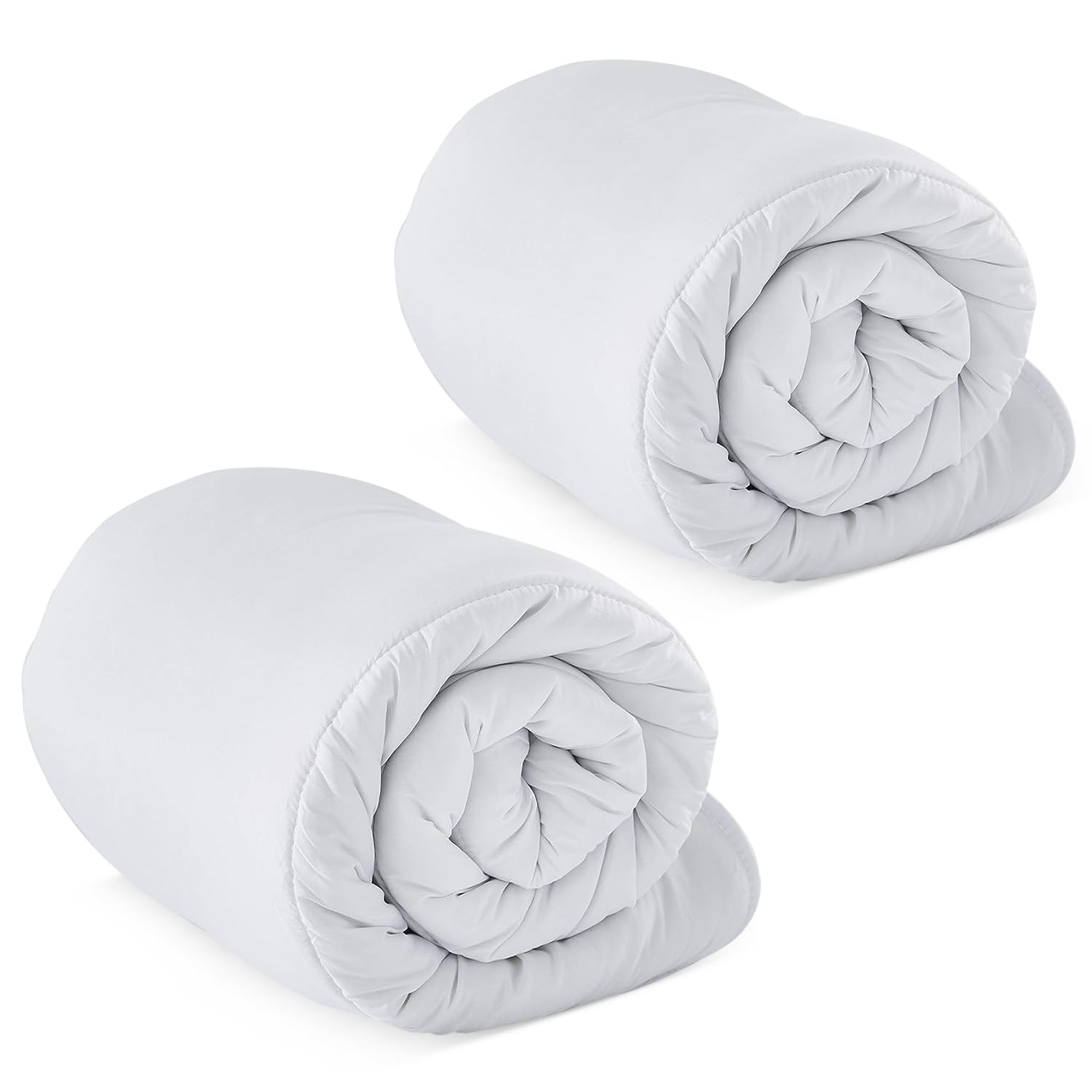 Imperial Rooms Single Duvet 10.5 Tog (2 Pack) Anti Allergy Duvets All Year Round Hollowfibre Filling Thick and Warm Duvet Single - UK Made