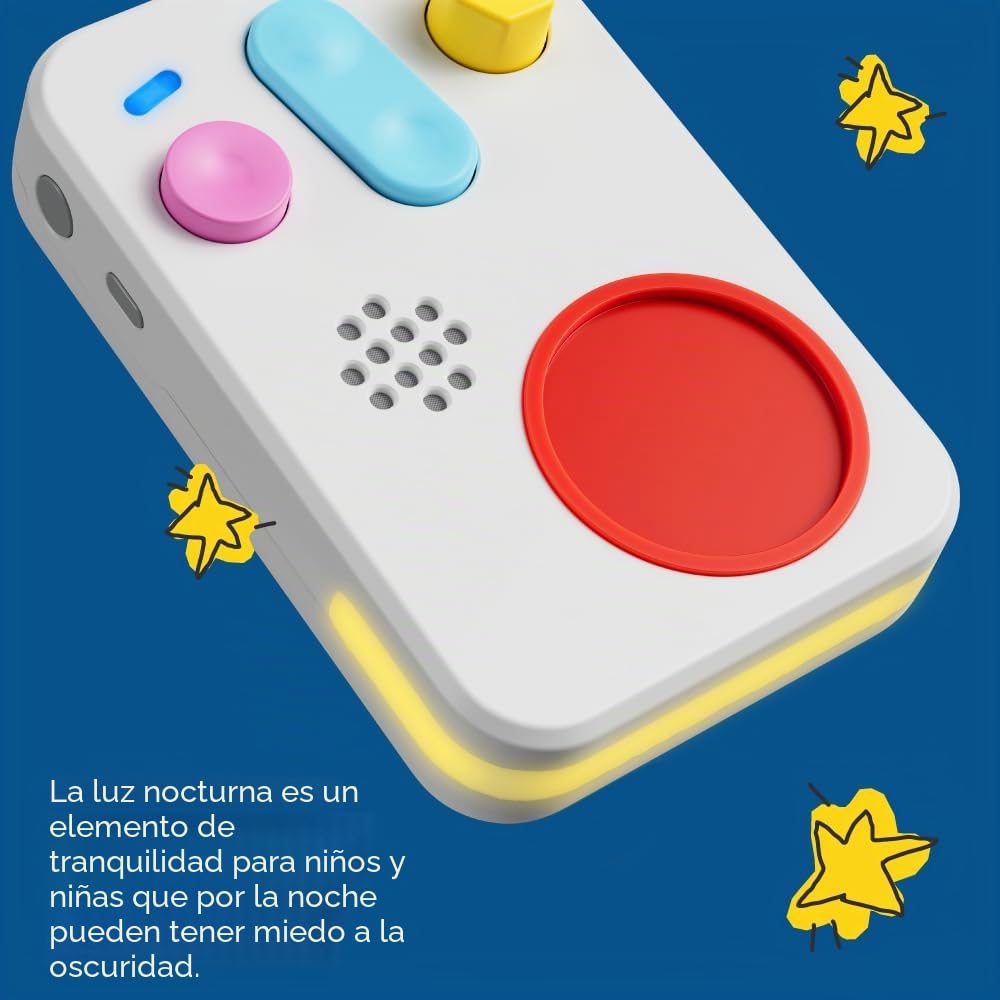 FABA + Contador de Historias Interactivo para niños con Contenido de Audio de 0 a 10 años, Caja de Audio con Personaje sonoro Faba•Me, luz Nocturna, Rutina de Dormir, Juego Educativo Musical, versión