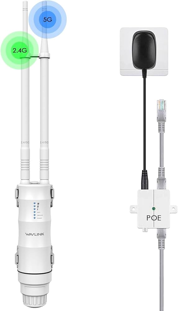 【未開封】WAVLINK AC600 High Power Dual Band Amazon.com: WAVLINK AC600 Outdoor WiFi Extender, 2025 Long