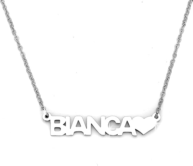 Collana Personalizzata Con Nome In Acciaio Inossidabile 316L – Donna – Regolabile 40+5 Cm, Ipoallergenica, In Confezione Regalo (Noemi)