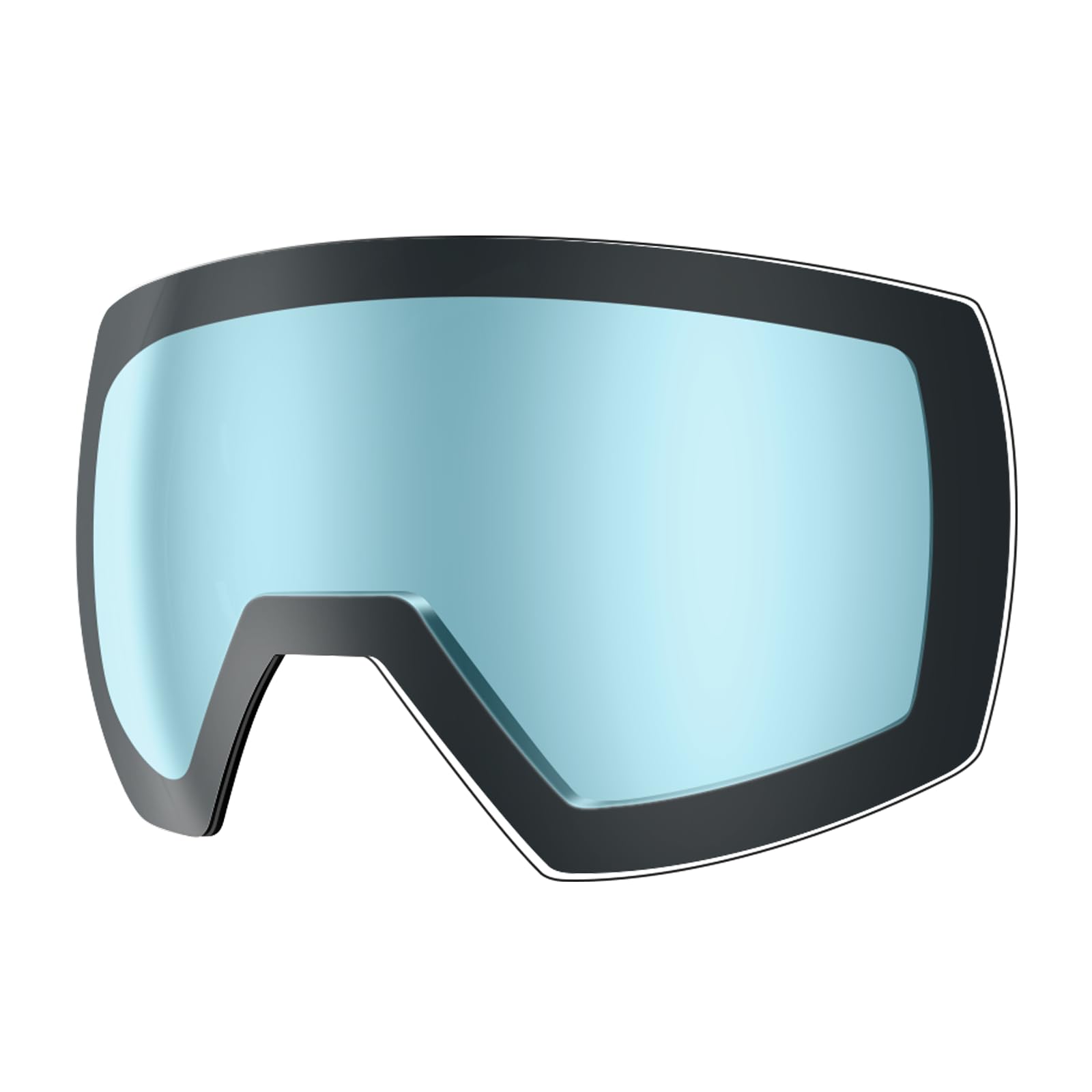 OutdoorMaster Ultra Ski Goggles Lens by ZEISS, OTG Snowboard Goggles Anti-fog Wide View, Magnetic Interchangeable Lens, Snow Goggles