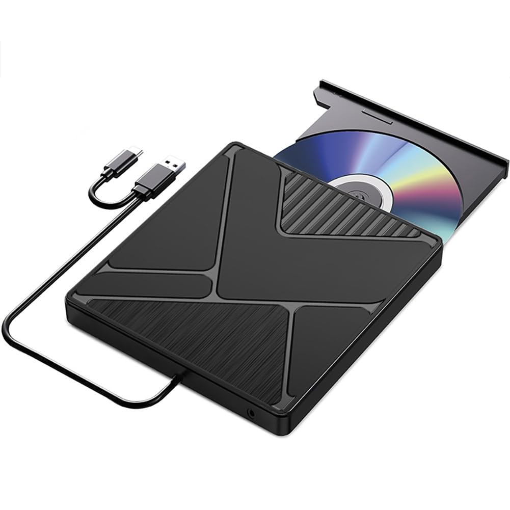 Boîtier de lecteur optique externe USB 3.0 pour lecture de disque mobile PC - 8
