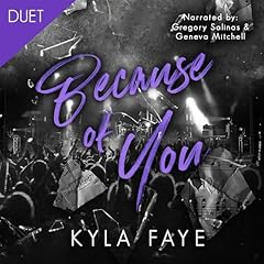 Because of You Audiolibro Por Kyla Faye arte de portada