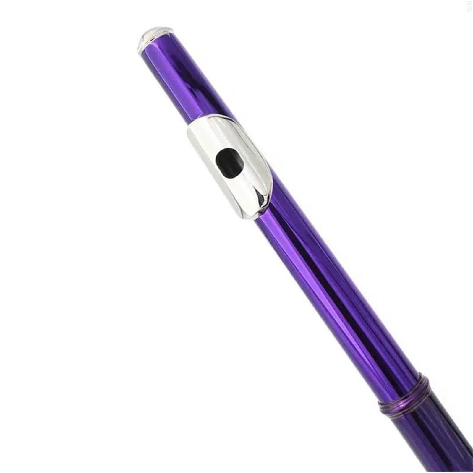 Flute Instruments Profesjonalny flet C z 16 klawiszami i zamkniętym otworem