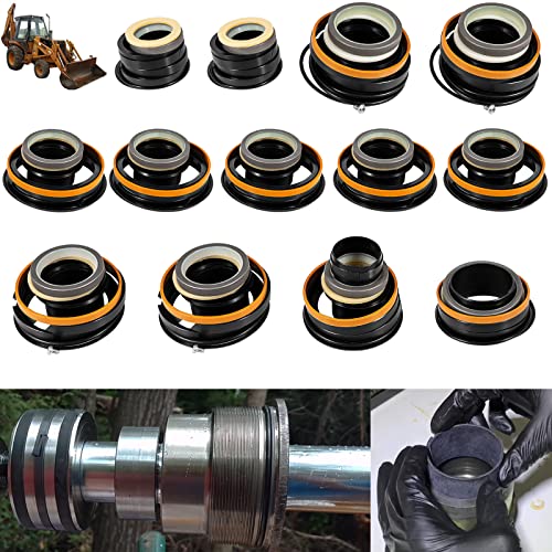 Image of Whole Machine Seal Kit for Case 580E 580SE 580SD, Boakhoe Loader Bucket Hydraulic Cylinders Replacement Seal Kit G109456*2+G109417*2+G109423*5+G109460*2+G109504+G109452
