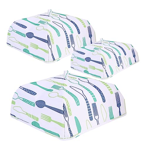 Cubierta aislante de comida caliente: protector térmico portátil de aluminio, 3 unidades 2