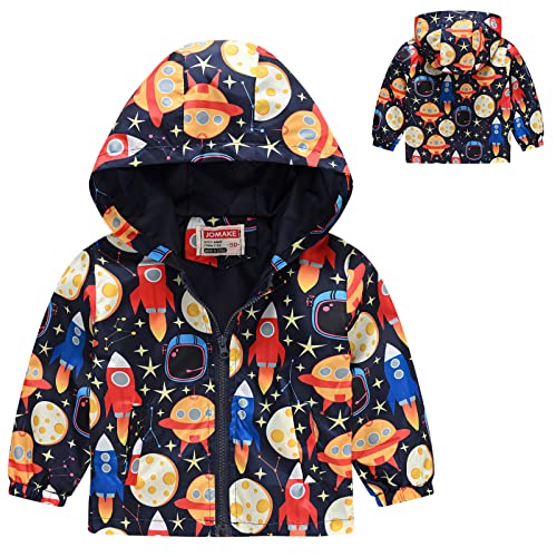 Toddler Boys Girls Casual Jackets Printing Outerwear Zipper Coats Long Sleeve Windproof Childrens Jean Jackets for Girls3