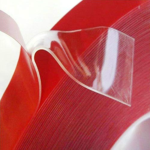 SSFFSJDM 12mm wide double-sided portable tape waterproof high temperature strong adhesive glass tape acrylic foam