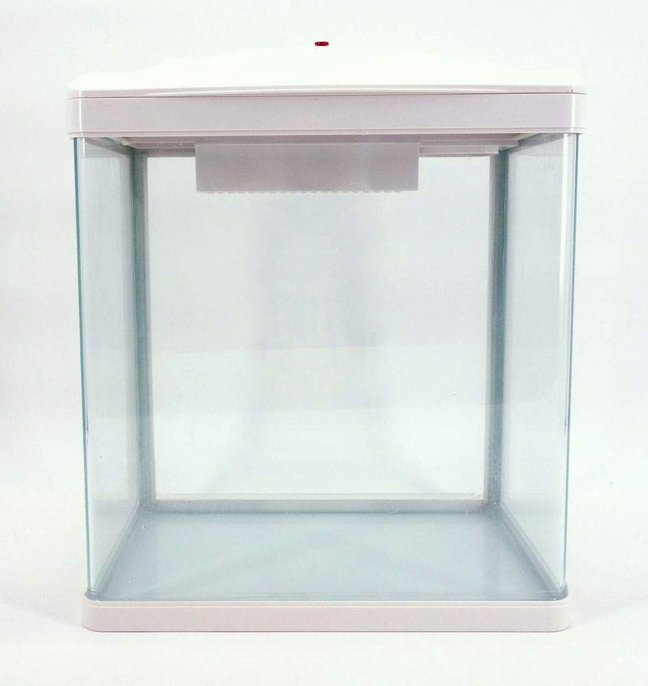 AquaOne HR-300 weiß inklusive Dekoration Nano Aquarium Komplettaquarium Filteranlage Nanoaquarium Set Filter Beleuchtung