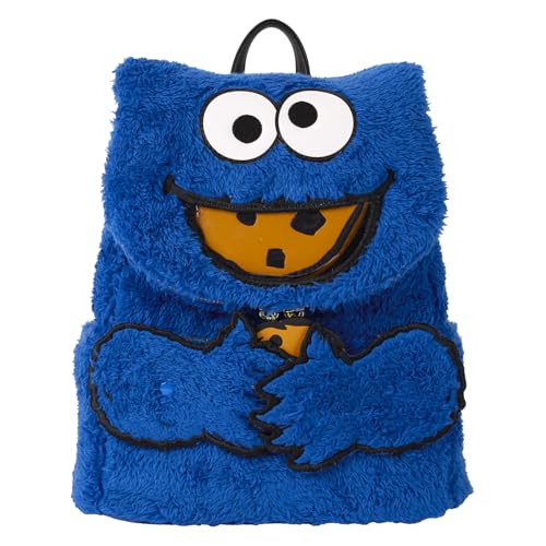 Loungefly Sesame Street Cookie Monster Plush Mini Backpack2