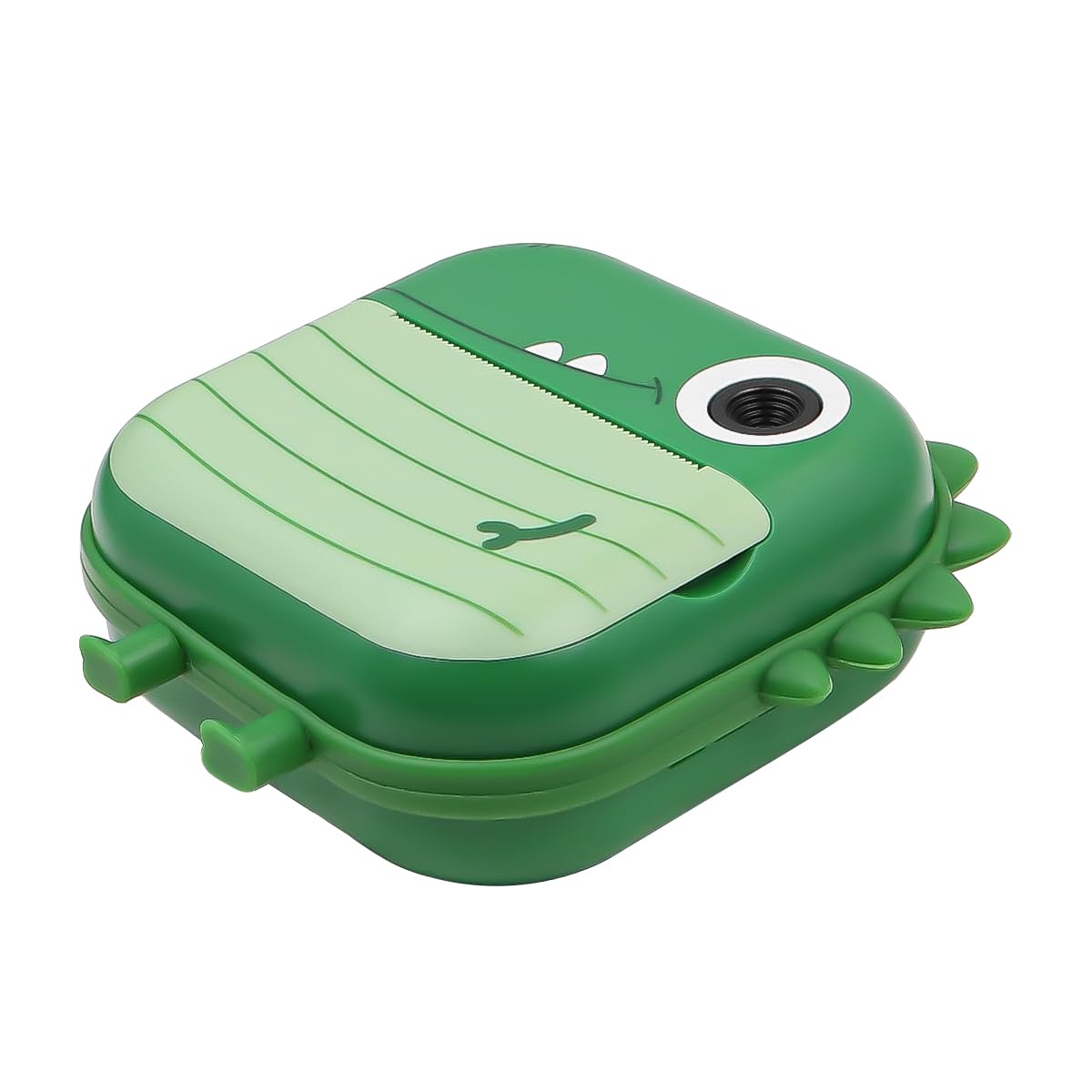 WANGCL Kamera Kinder Sofortdruck Dinosaurier Mini Fotokamera 48 MP 2,4 Zoll