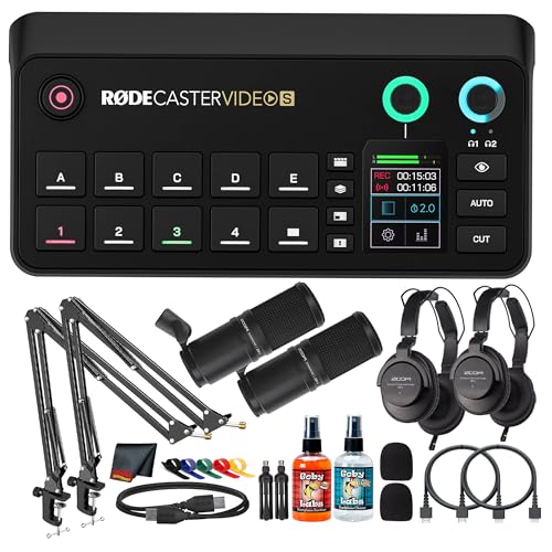 RODE RODECaster Video S All-in-One Video Console + Mic Pack