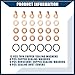 TUCKBOLD Fuel Injector/O-Ring Kit for Dodge 5.9L 12 Valve 4bt 6bt 5.9L Diesel Engines 1991.5-1998.5 / Fuel Injector Seal Ring Kit Durable/Rubber / 1 Set/Black Automotive Parts