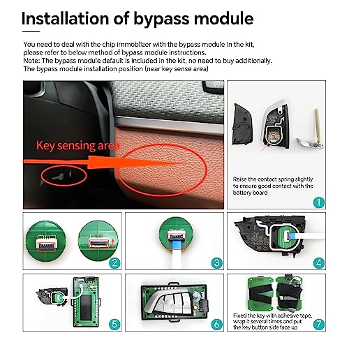 Image of EASYGUARD ECS002PP-BM-FM2 Plug Play Factory Key Remote Starter fit for BMW 2013-2018 F22 F23 F87 2 M2 F32 F33 F36 F82 F83 4 4GT M4 with Factory OEM Push Start Button 3X Lock to Start