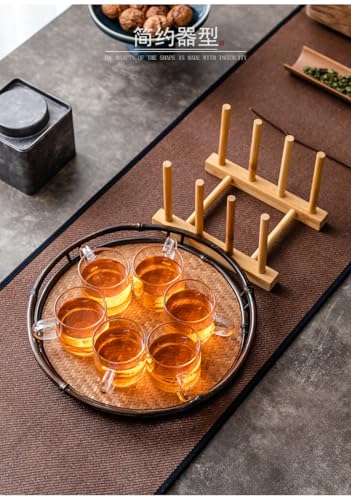 Image of Liang baobao Espresso Cups Set, Espresso Shot Glasses Mugs Small Tea Cups 4.5oz, Clear Glass with Handles for Cappuccino Coffee Tea (4)